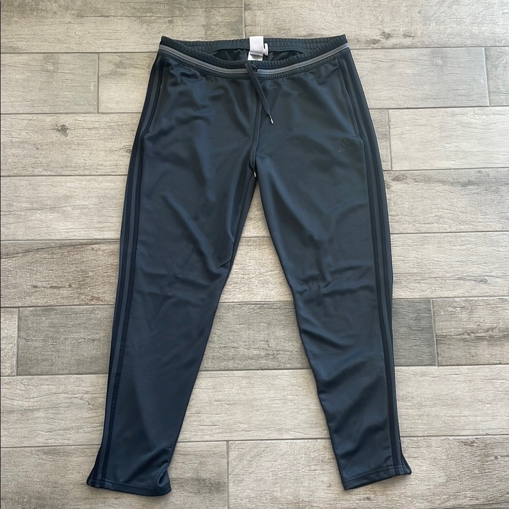 Adidas Black Sweatpants Comfortable Tapered Joggers